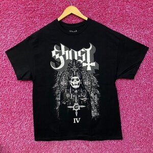 Ghost Papa Emeritus Stained Glass IV Impera Album T-Shirt XL